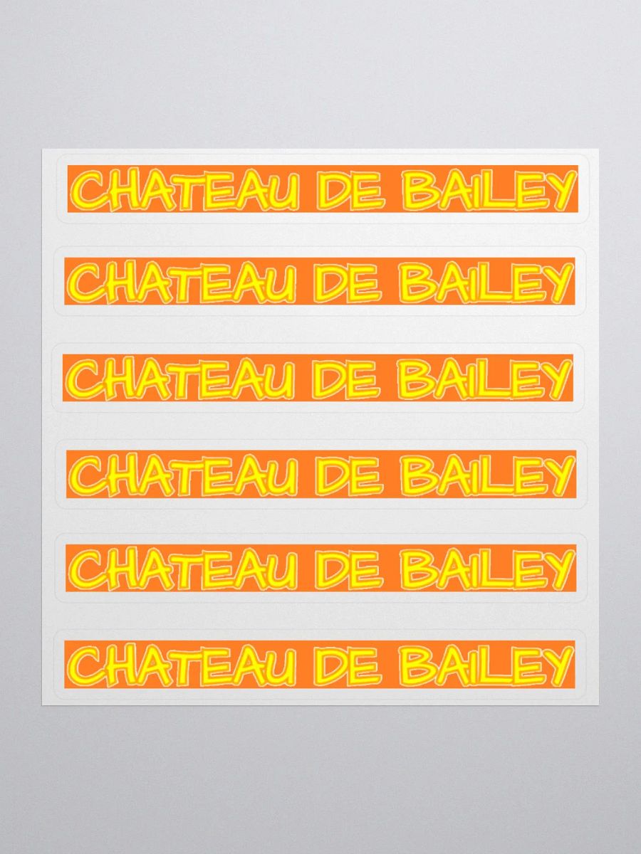 Chateau De Bailey "Architects Daughter" Stickers product image (1)