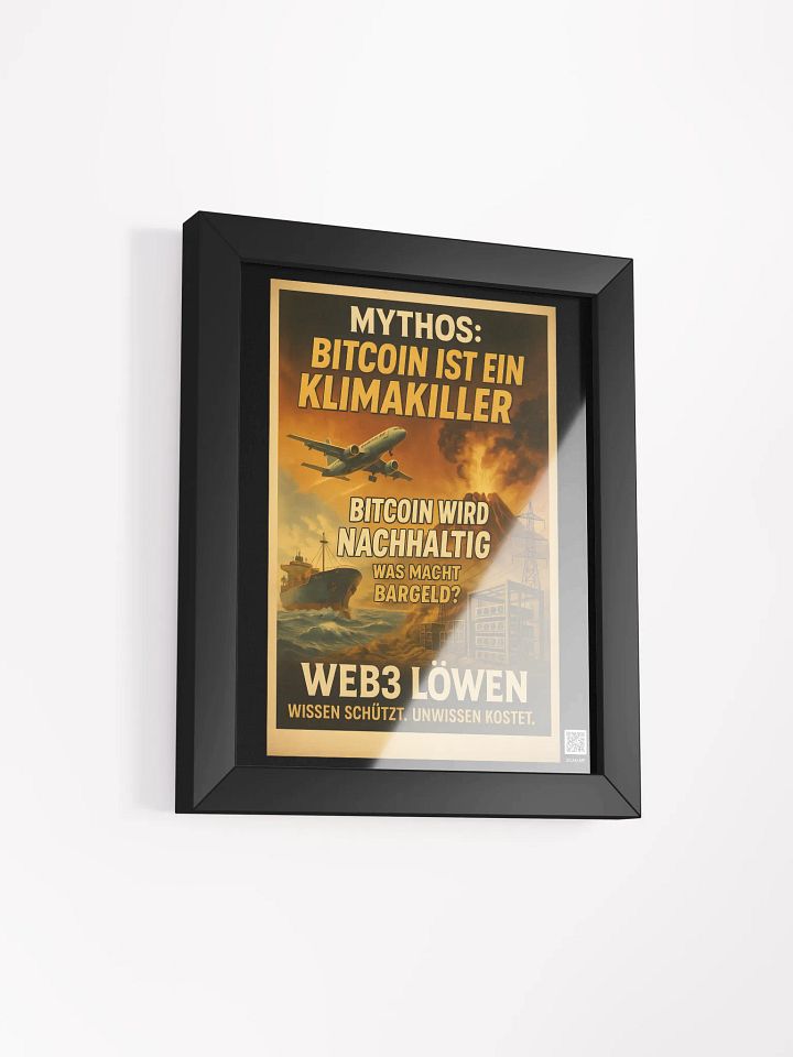 Sustainable Bitcoin Myth Poster product image (2)