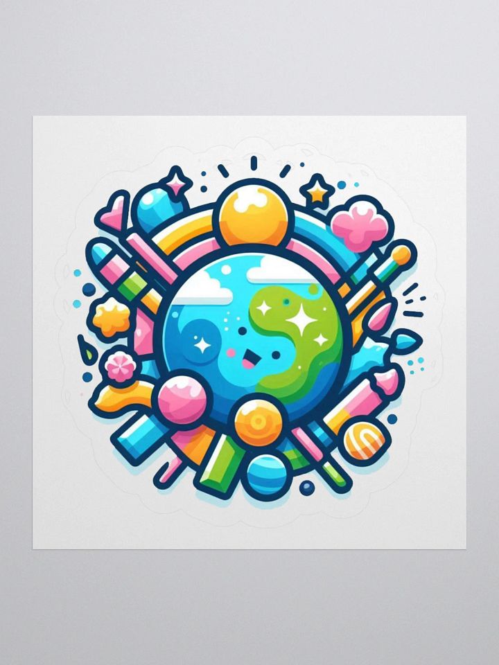 Joyful Earth Kiss Cut Stickers product image (2)