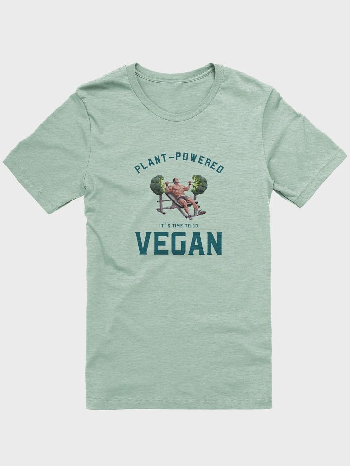 Plant Powered Vegan T-Shirt - 'It's Time to Go Vegan product image (1)
