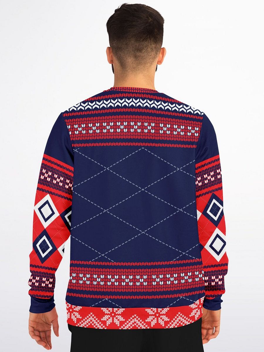 Nordic Hot Chocolate Christmas Sweatshirt | Winter Holiday Sweater | Cozy Marshmallow Gingerbread Design | Holiday Party Outfit product image (8)