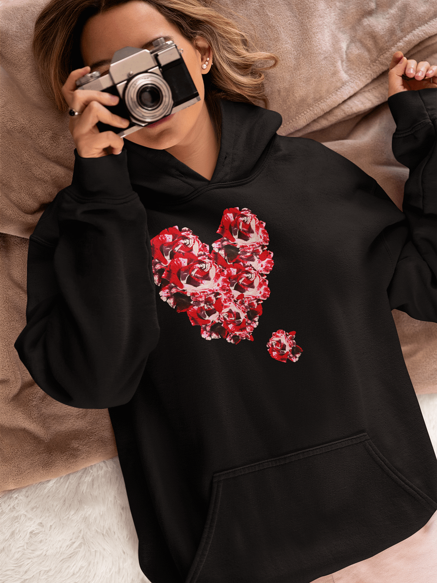 Rose Heart Gildan Hoodie product image (14)