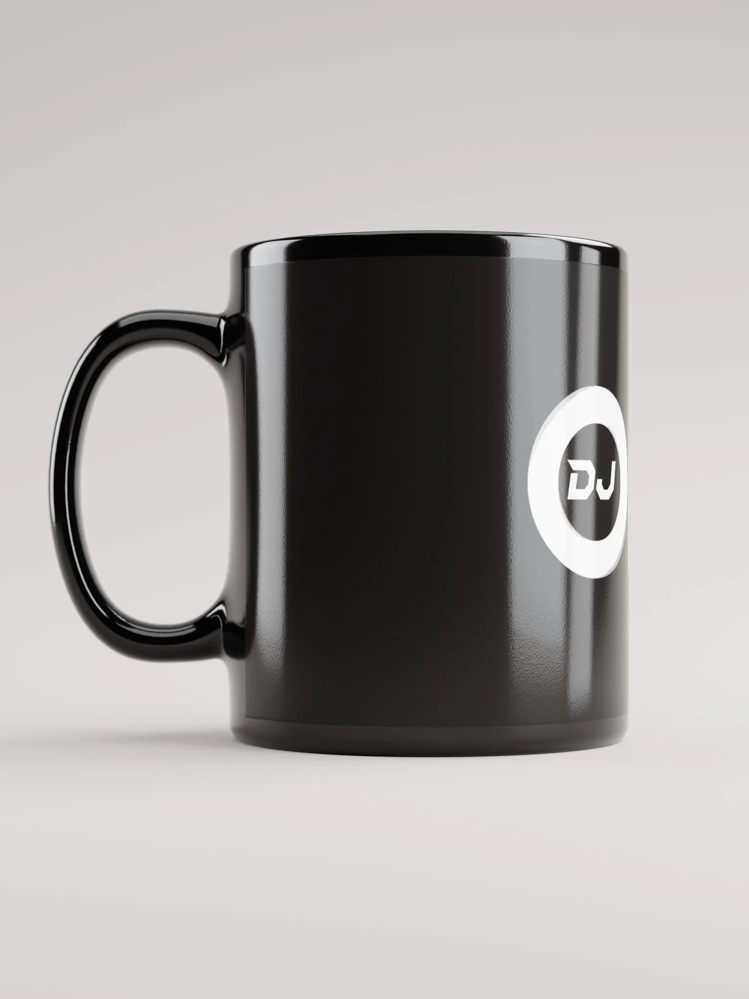 Dj One Black Glossy Mug product image (1)