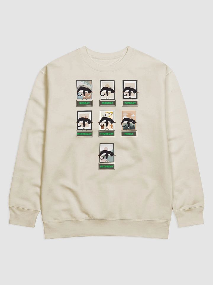 Cats Days of The Week Sweatshirt product image (7)