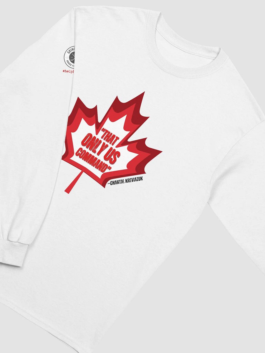 CK x GRINDSTONE "THAT ONLY US COMMAND" MAPLE LEAF LONG SLEEVE TEE product image (7)