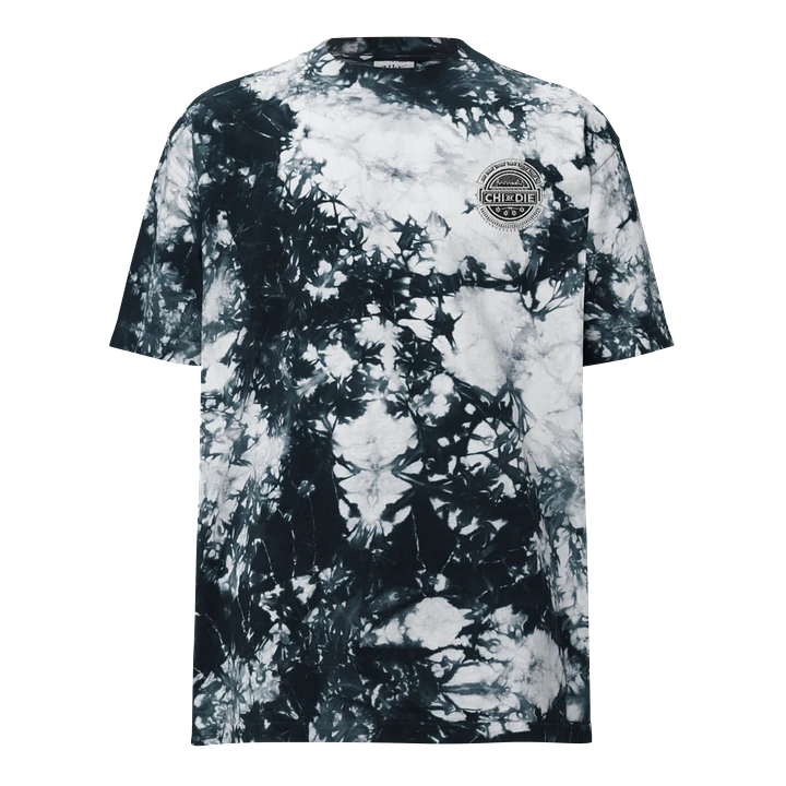 CHI or DIE Black&White Tie-Dye Overside T-shirt product image (1)