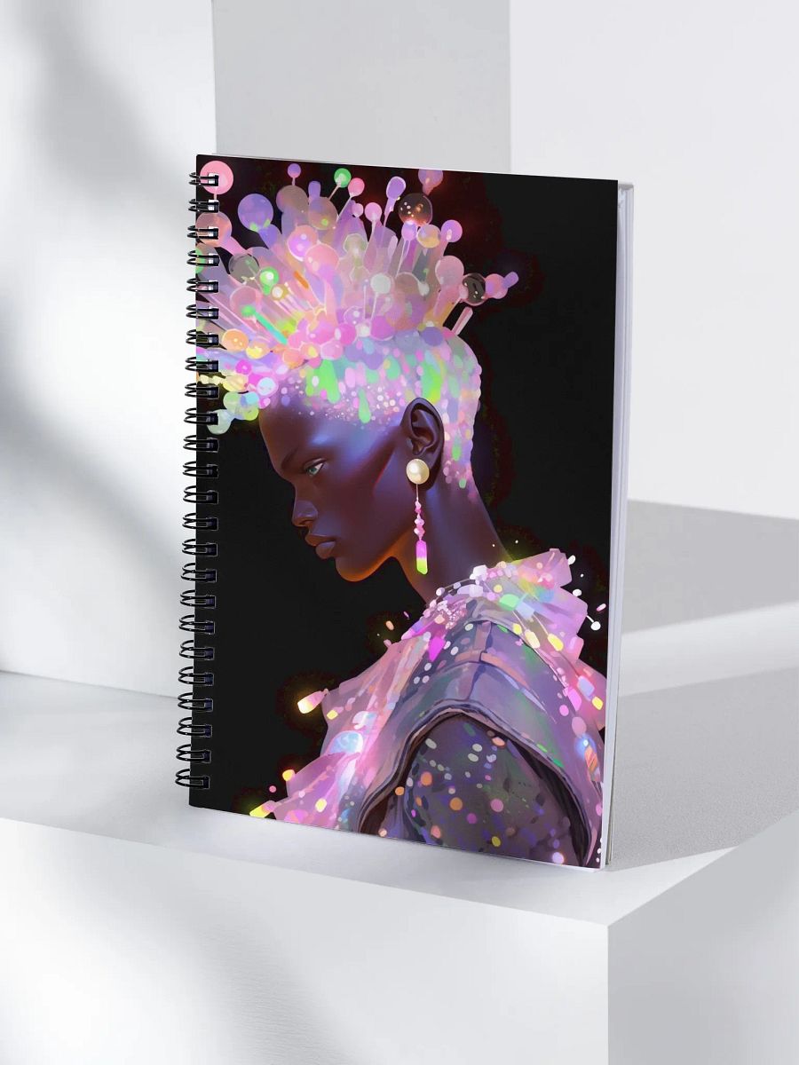 Ethereal Glow Spiral Notebook product image (4)