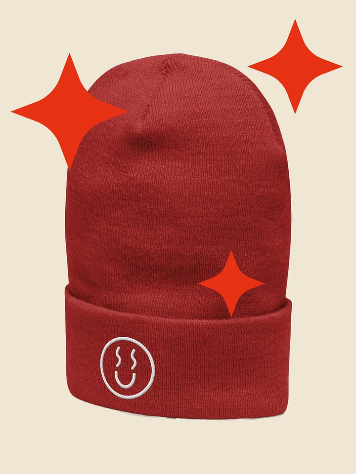 Silly Smile Cuffed Beanie product image (1)