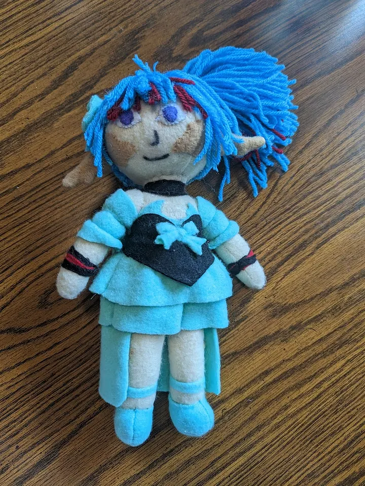 Handmade plush Maya doll (LINK TO PRODUCT) product image (1)