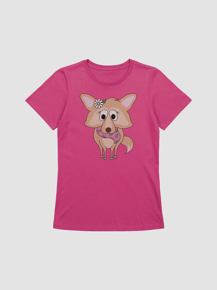 Floral Pup Women's Relaxed-Fit Tee product image (1)