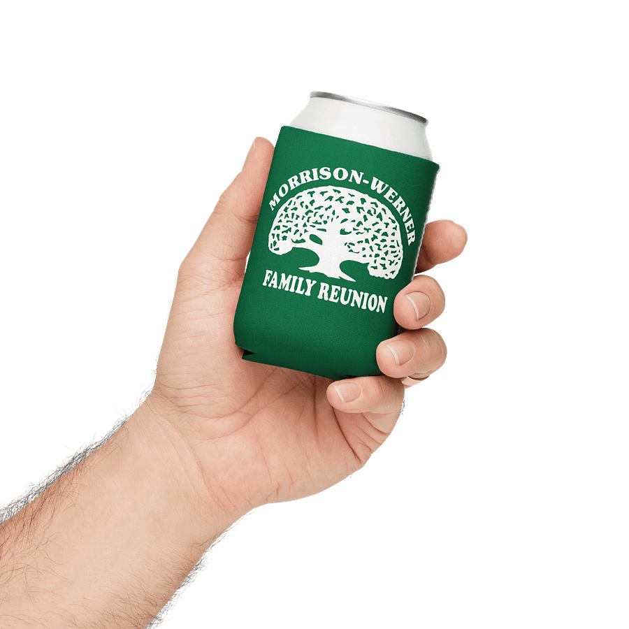 "Morrison-Werner Family Tree" Can Coozie (Green) product image (3)