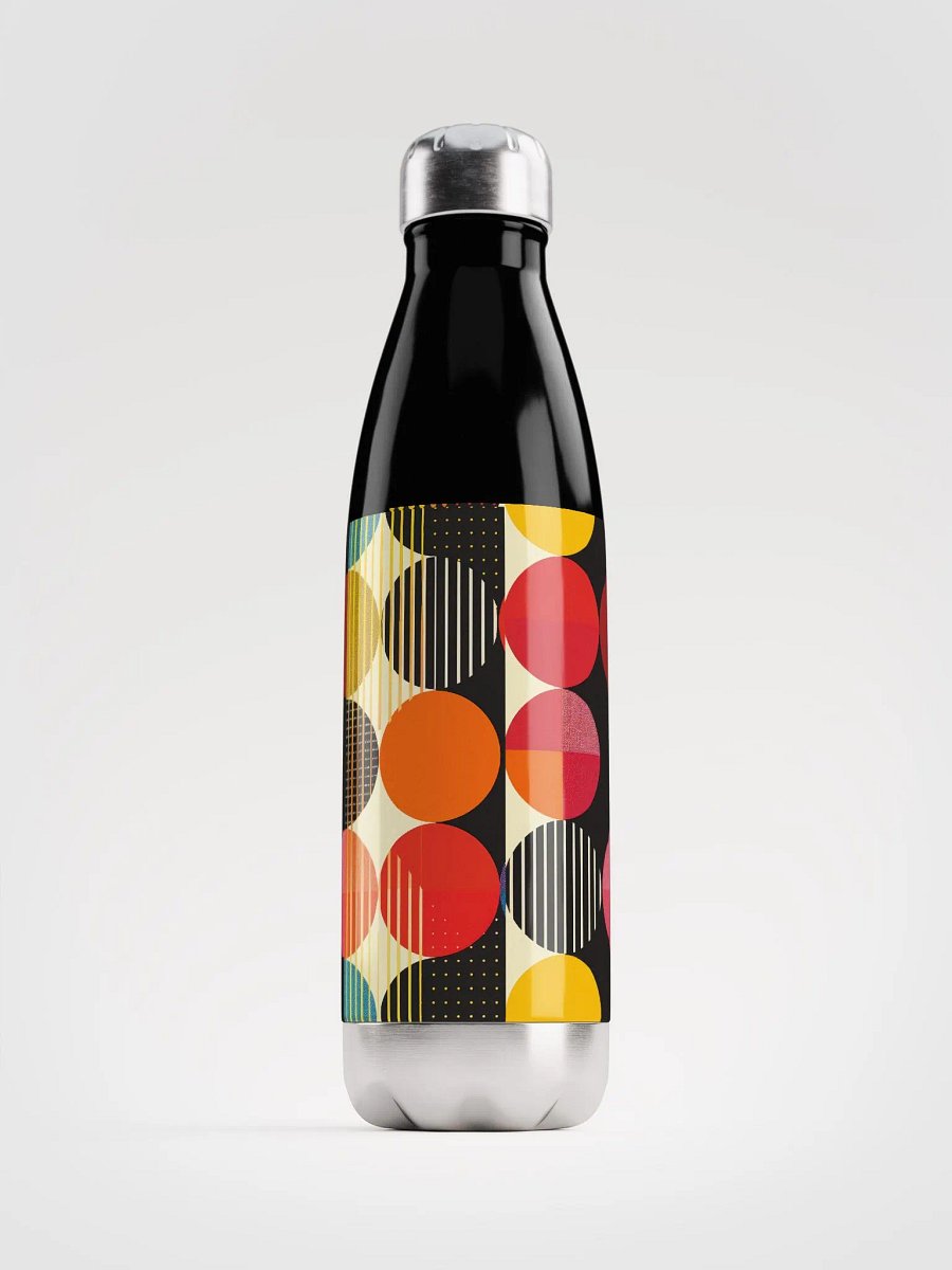 Mid-Century Circles - Stainless Steel Water Bottle product image (2)
