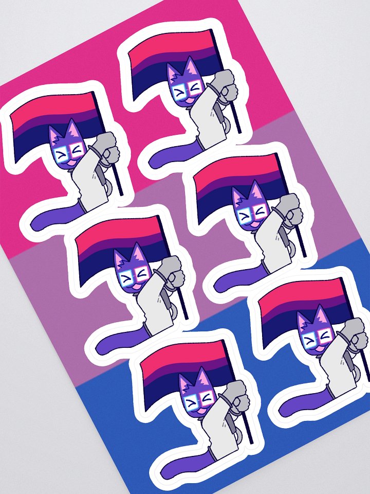 bisexual pride kaykay sticker sheet product image (1)