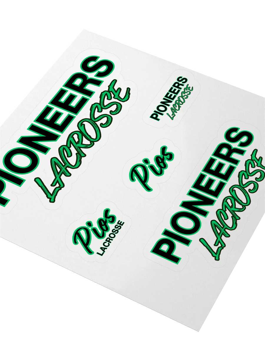 Pioneers Lacrosse Kiss-Cut Sticker Pack product image (3)