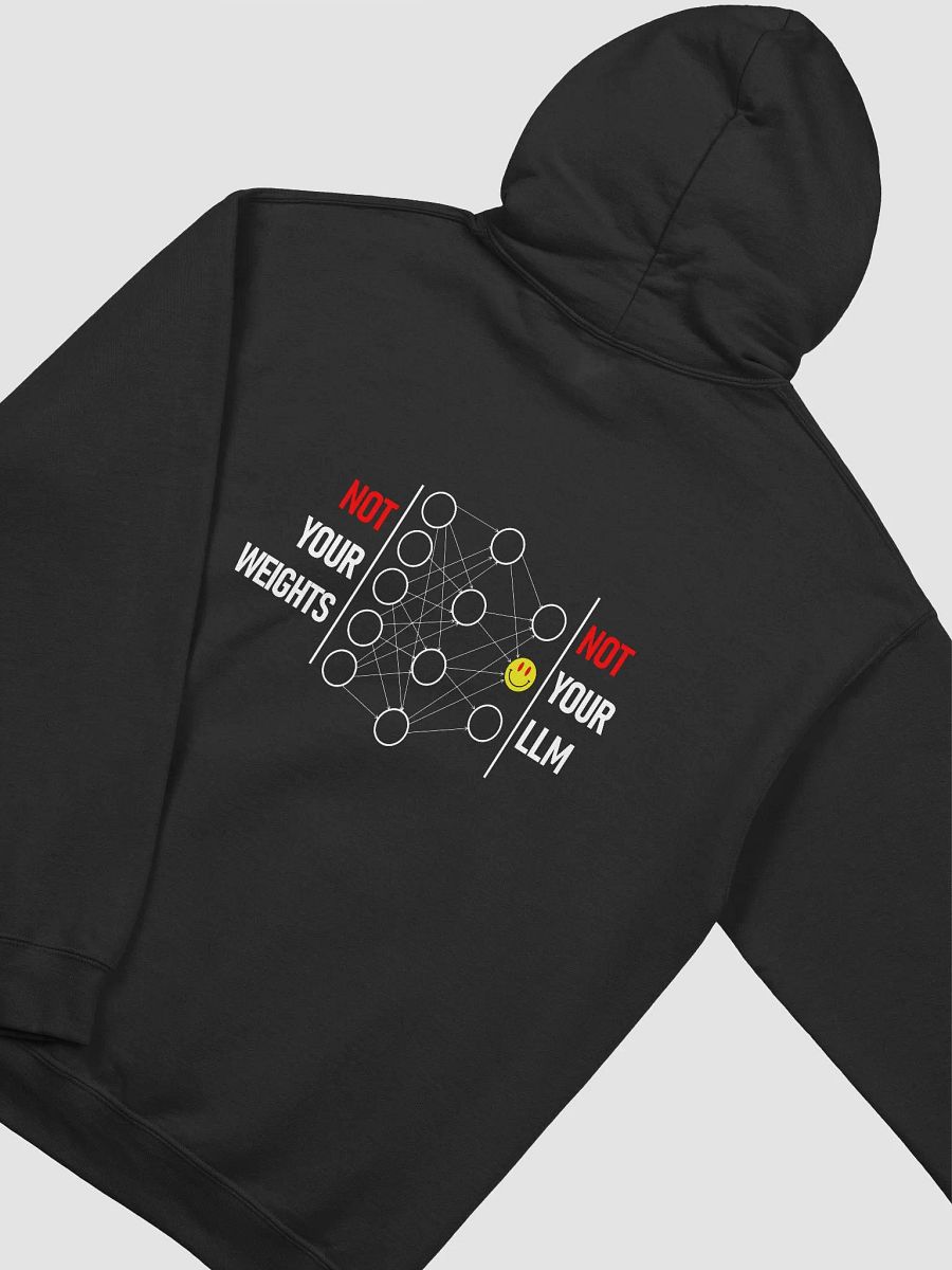 Shoggoth x Not Your Weights Not Your LLM hoodie product image (4)