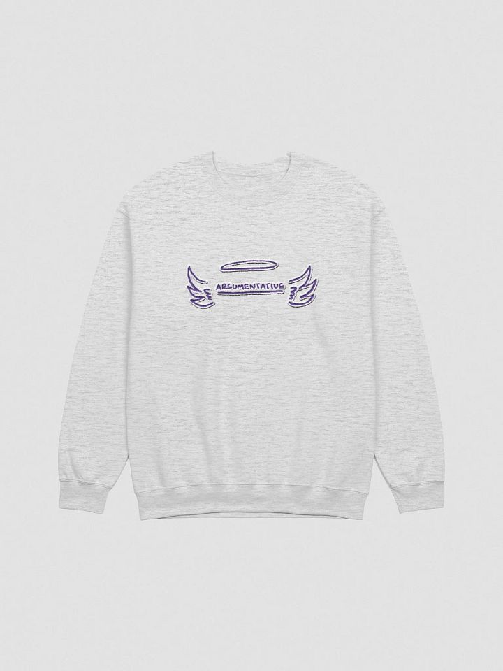 ANGELIC (lg. purple bubble design) embroidered crewneck product image (28)