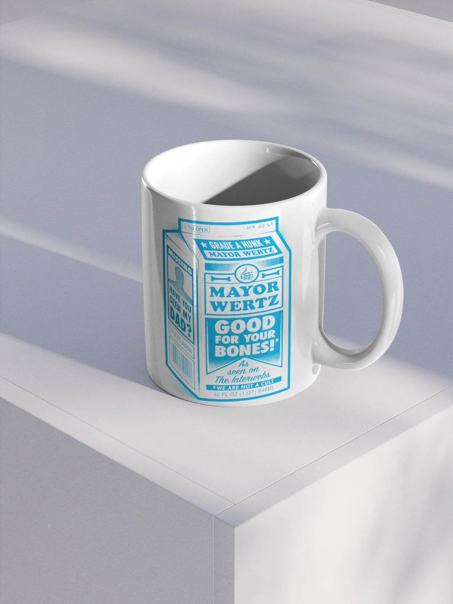 Good for Your Bones Mug BLUE product image (1)