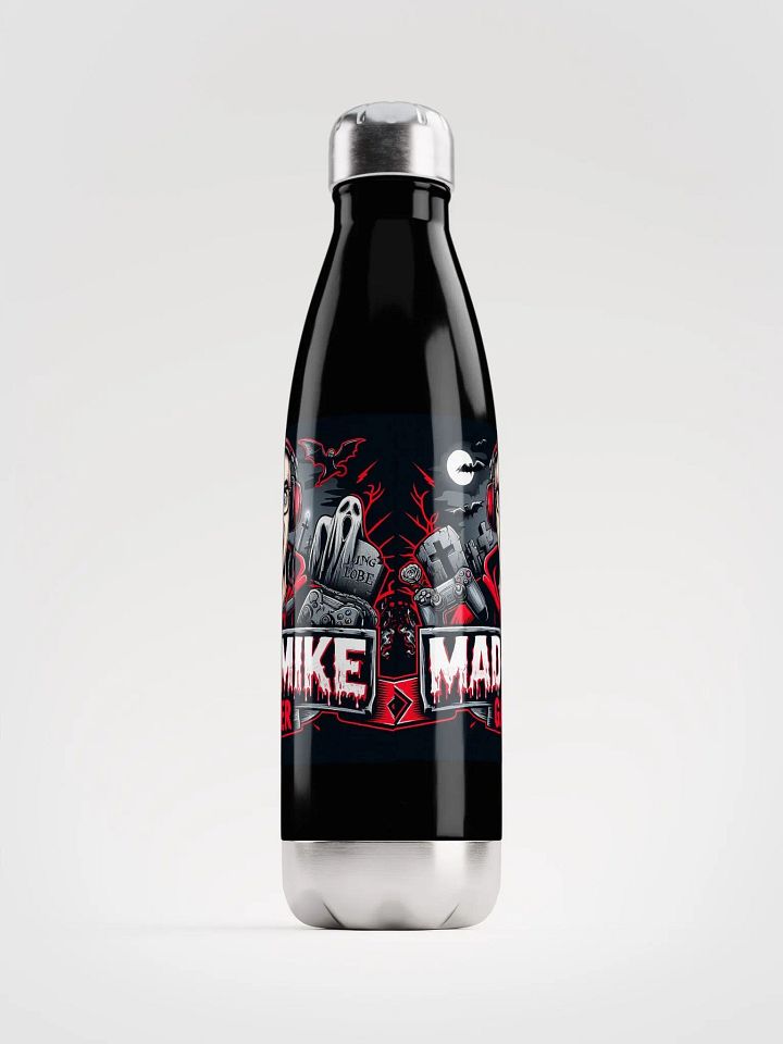 Spooky Gamer Stainless Steel Water Bottle product image (1)