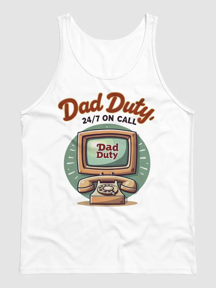 Retro Dad Duty Tank Top product image (1)