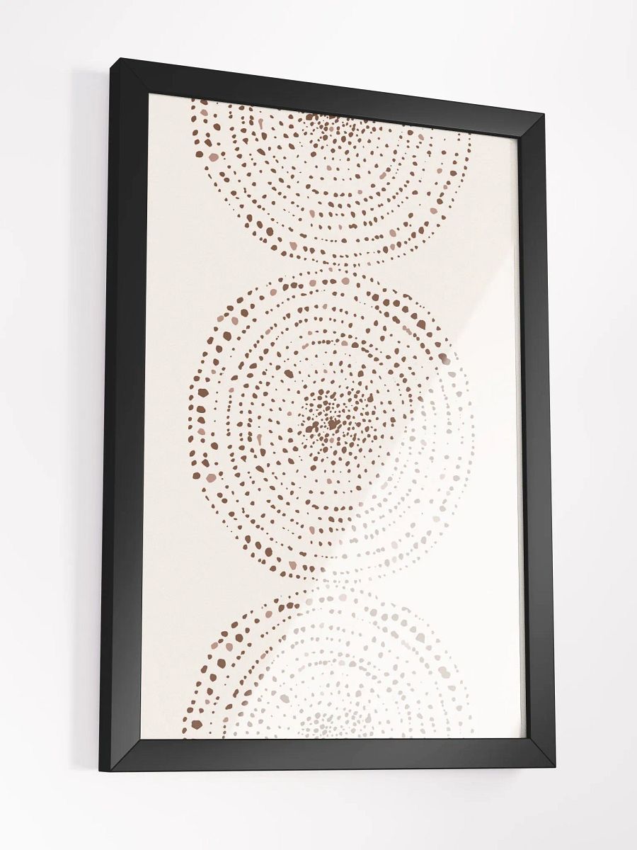 Ethereal Dots Framed Poster | Minimalist Abstract Art for a Tranquil Home product image (4)