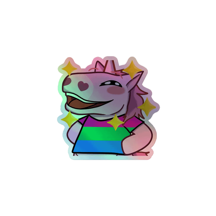 POLY Pride Holographic Sticker product image (1)