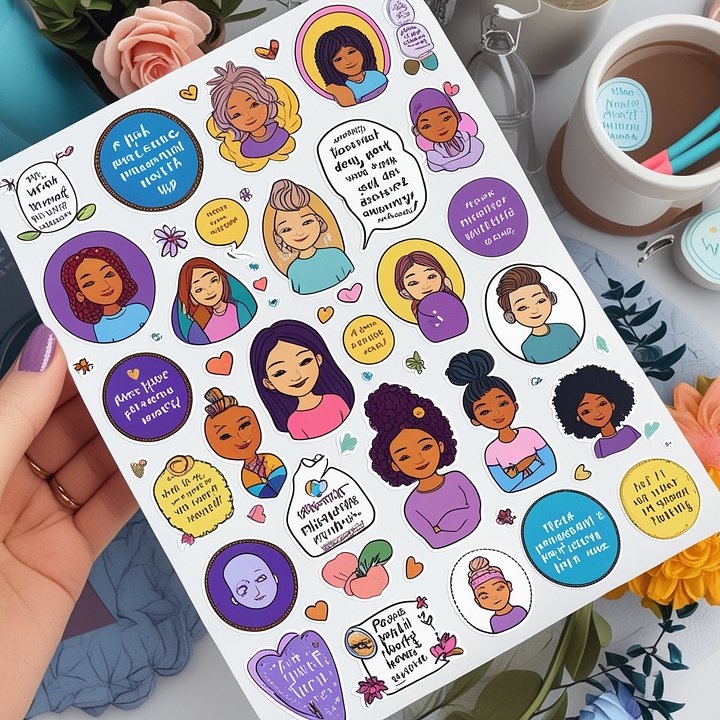 More than 1000 Stickers for Positive Mental Health & Self-Care product image (2)