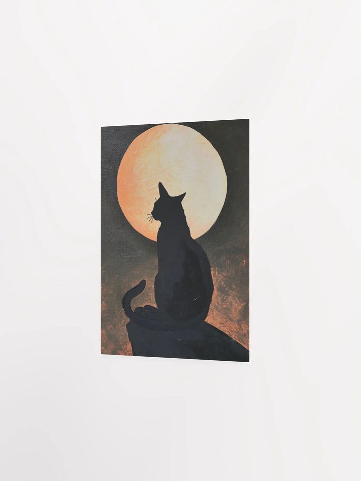 Lunar Feline Glow Poster product image (3)