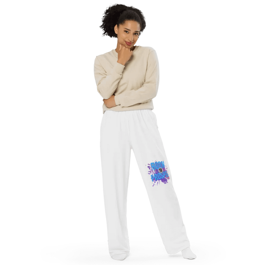 Born to Prosper Rhythm Splatter Wide-Leg Pants product image (3)