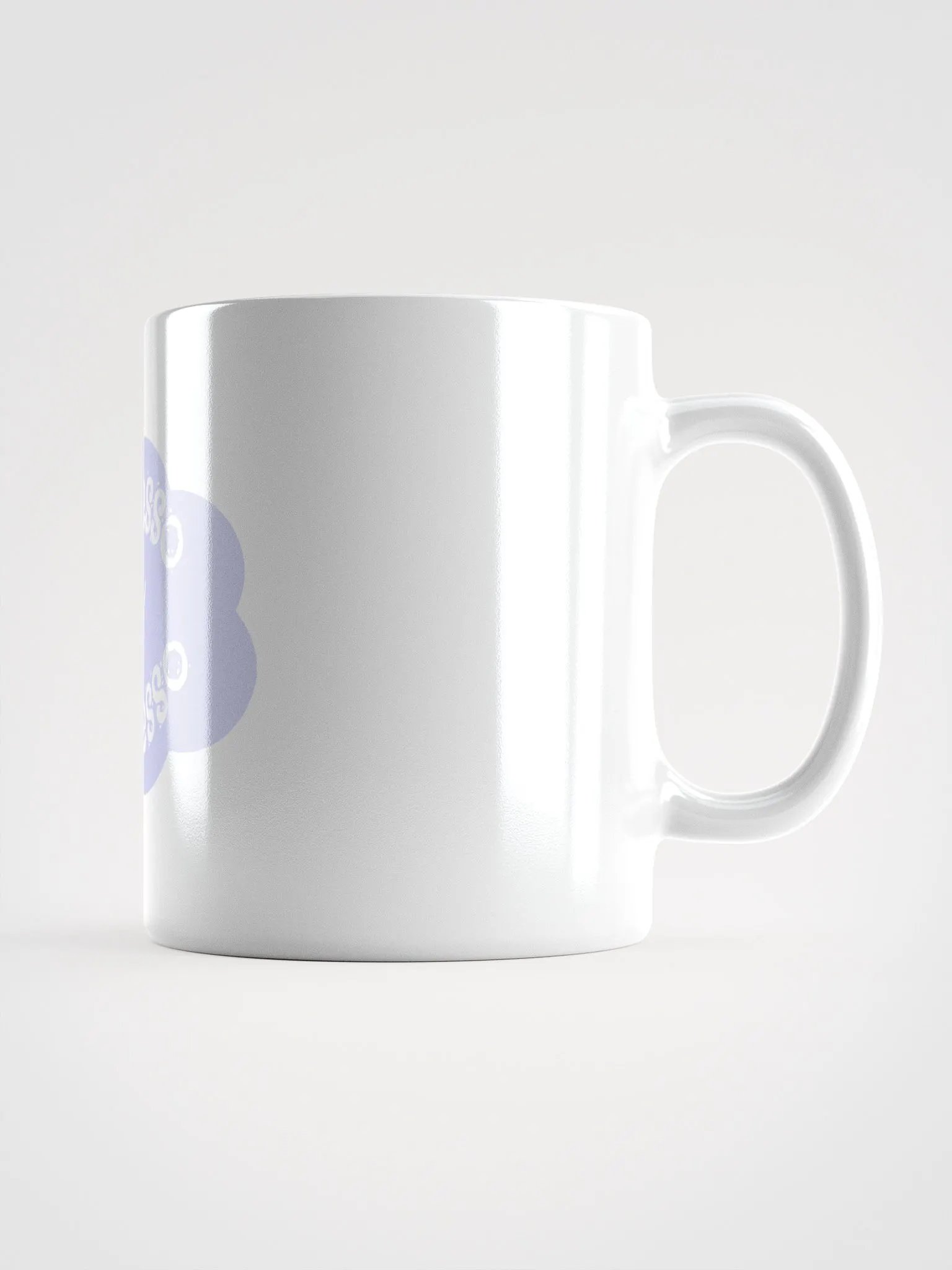 Expresso my Depresso Mug, Light Blue Cloud, White Mug product image (2)