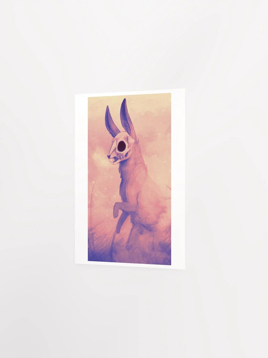 Skull Rabbit Print product image (2)