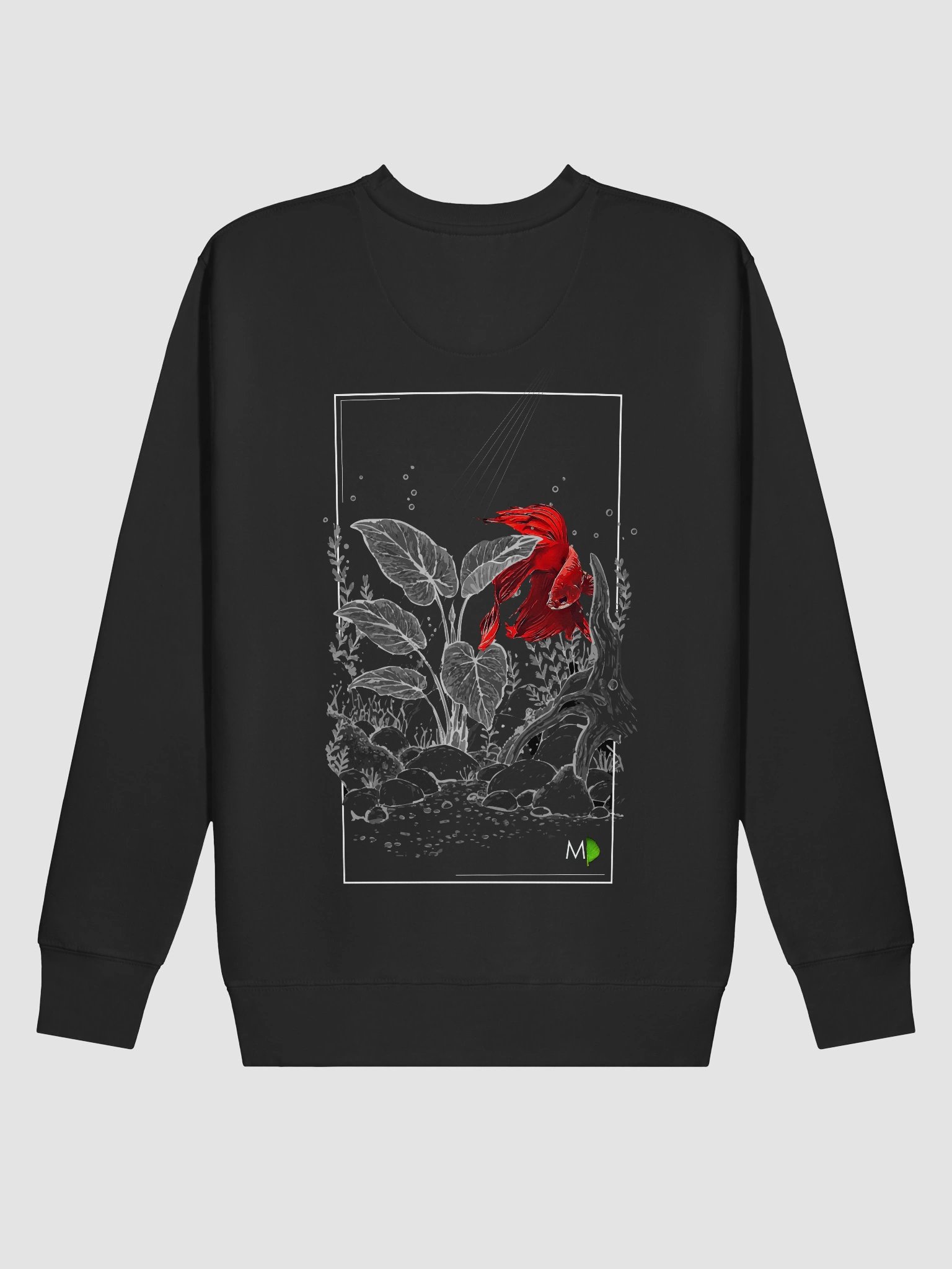 NEW! Red Betta BACK PRINT Sweatshirt product image (1)