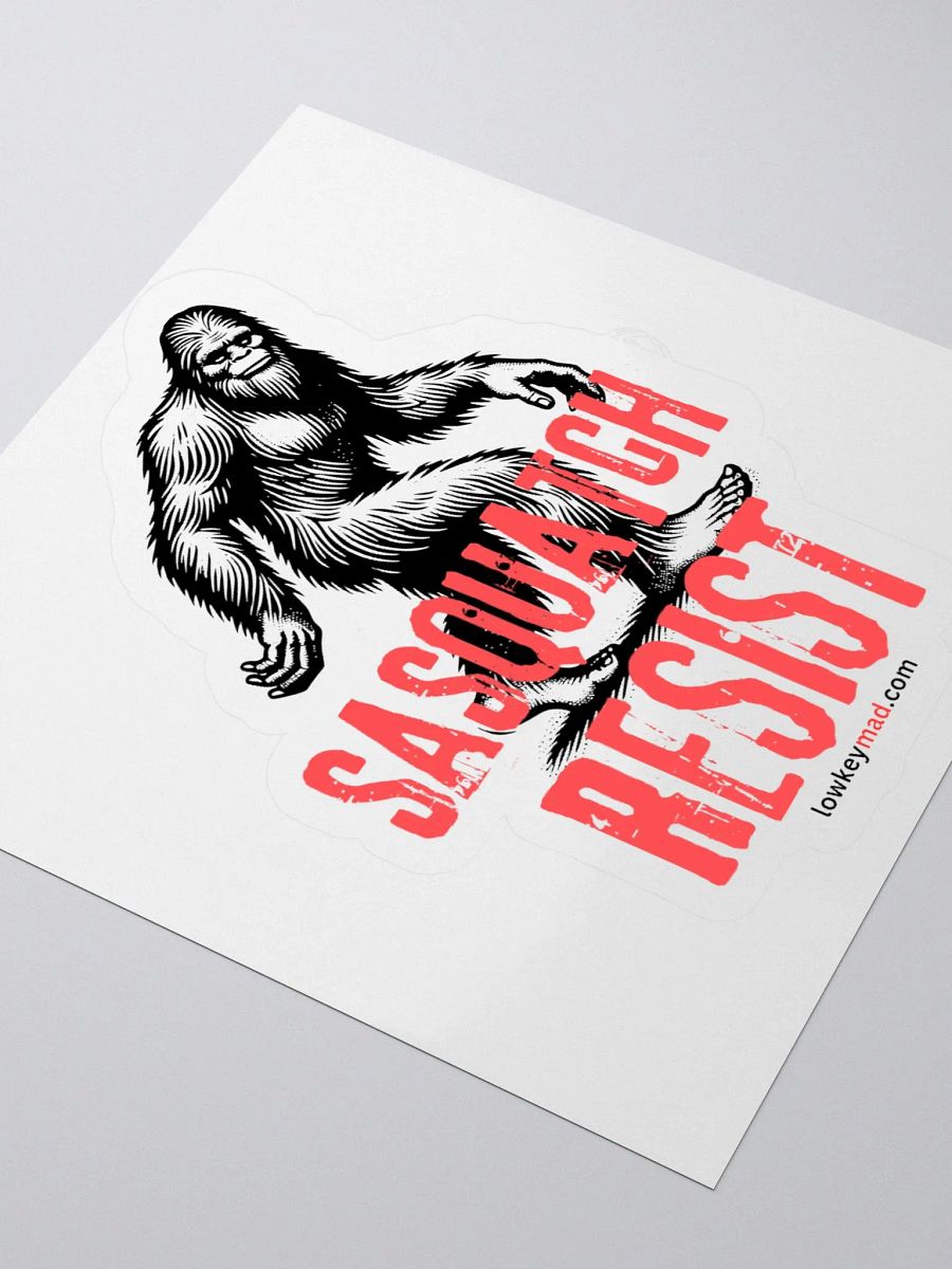 Sasquatch Resist Sticker product image (6)