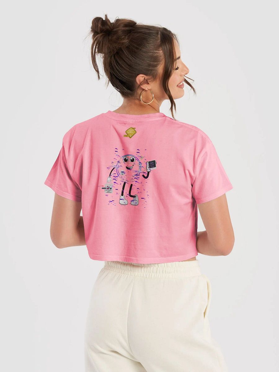 Glitch W0rLD Crop Top product image (28)