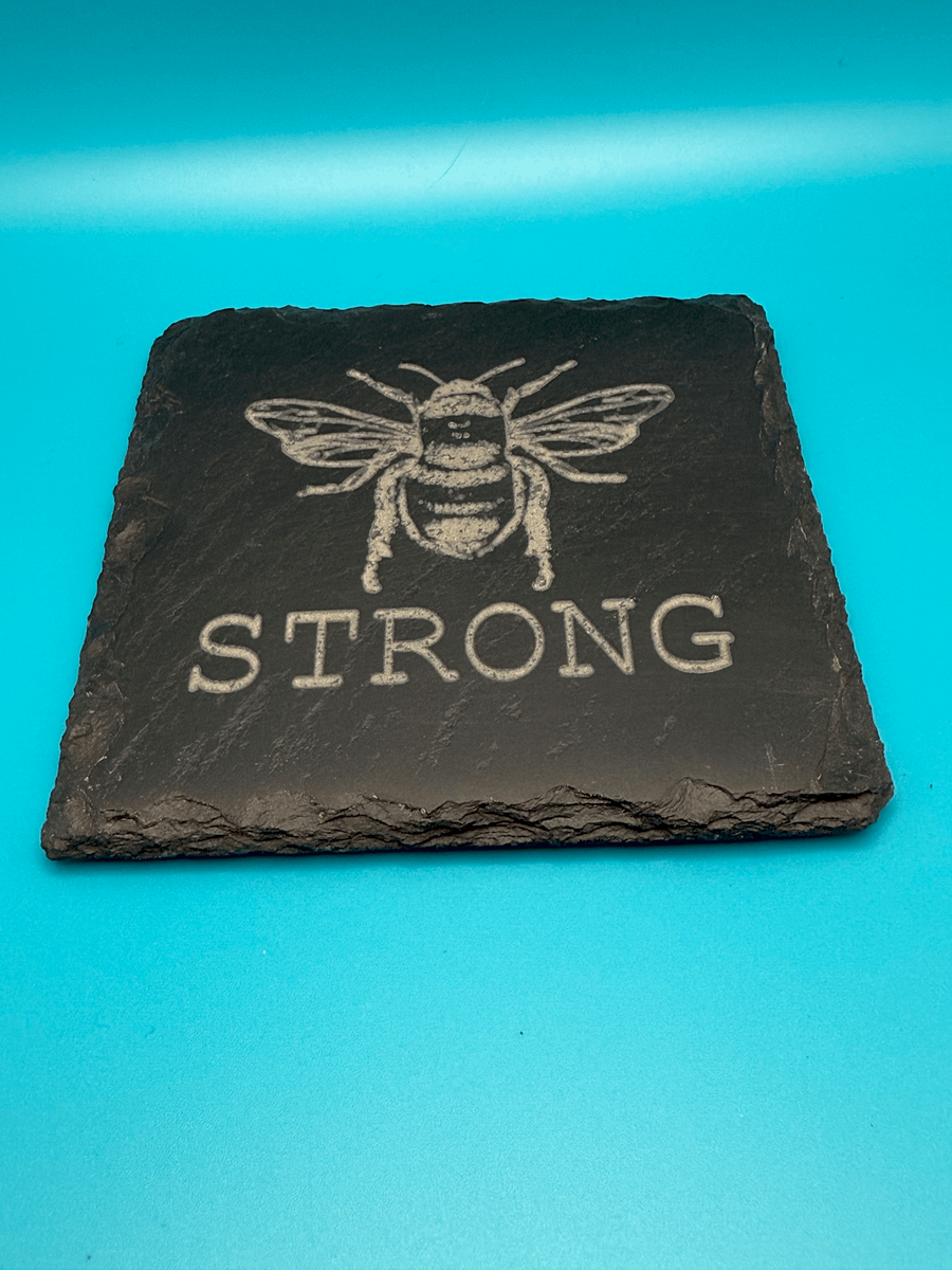 Slate "Bee" Coasters - 4 pack product image (5)