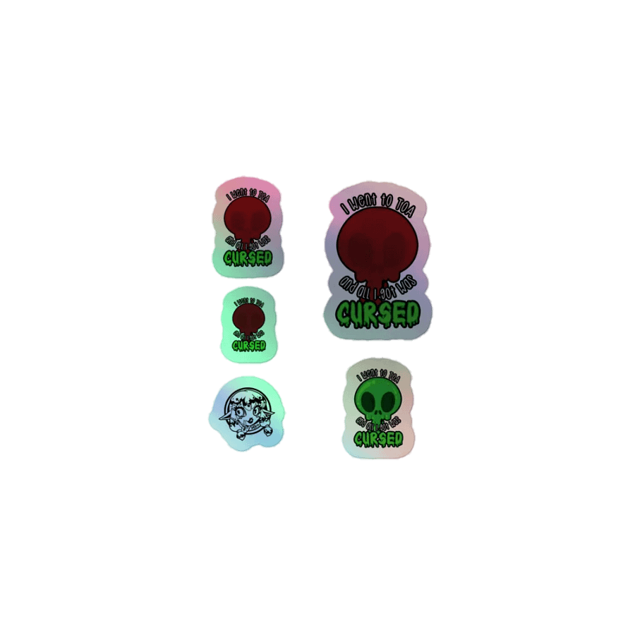 All I Got Was Cursed - Death Knight - Holo Sticker Sheet product image (1)