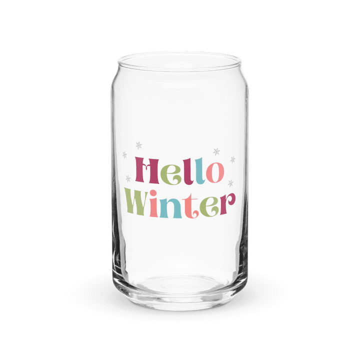 Winter Wonderland Can-Shaped Glass Set product image (1)
