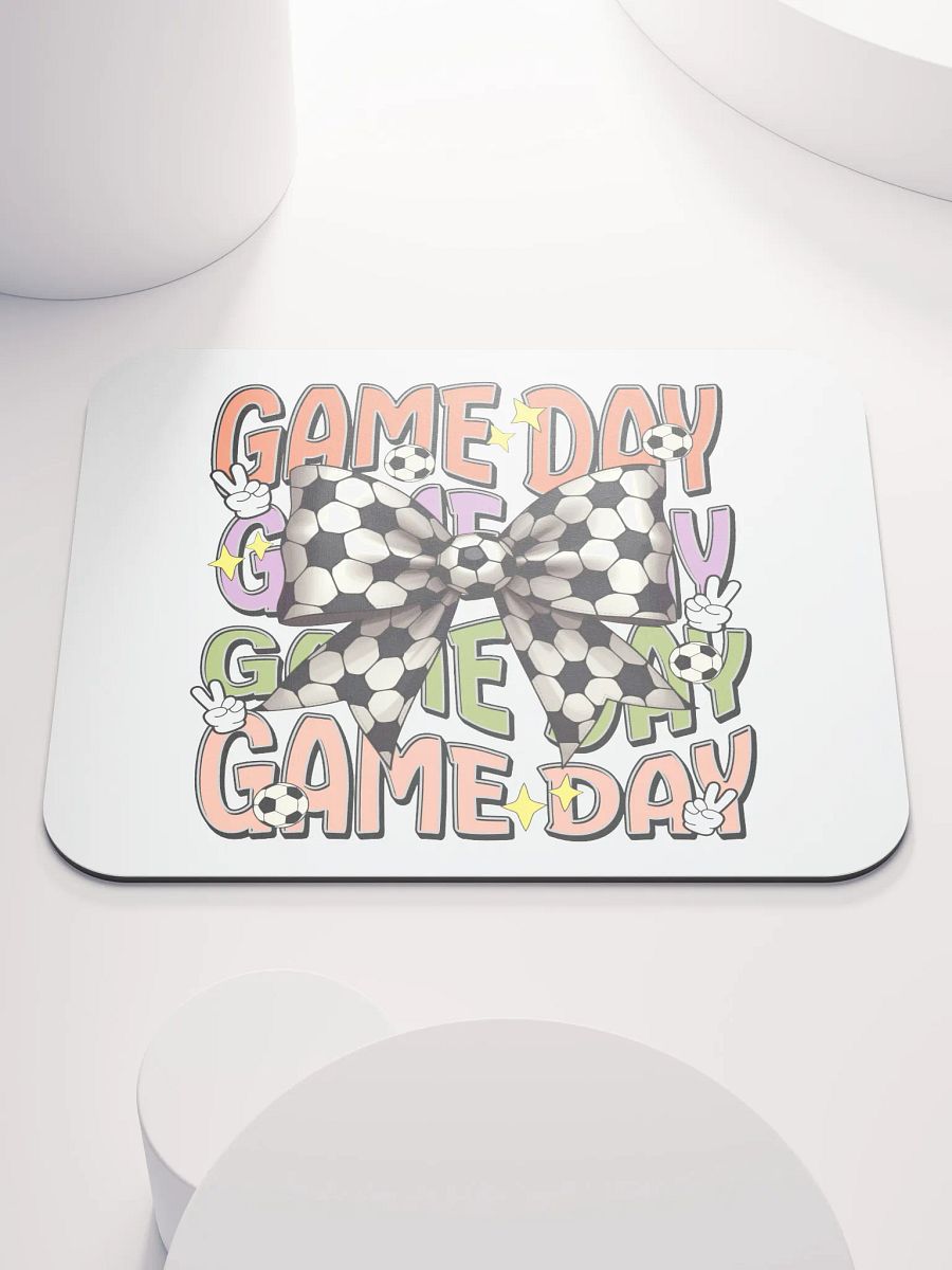 Game Day Bow Soccer Mouse Pad product image (2)