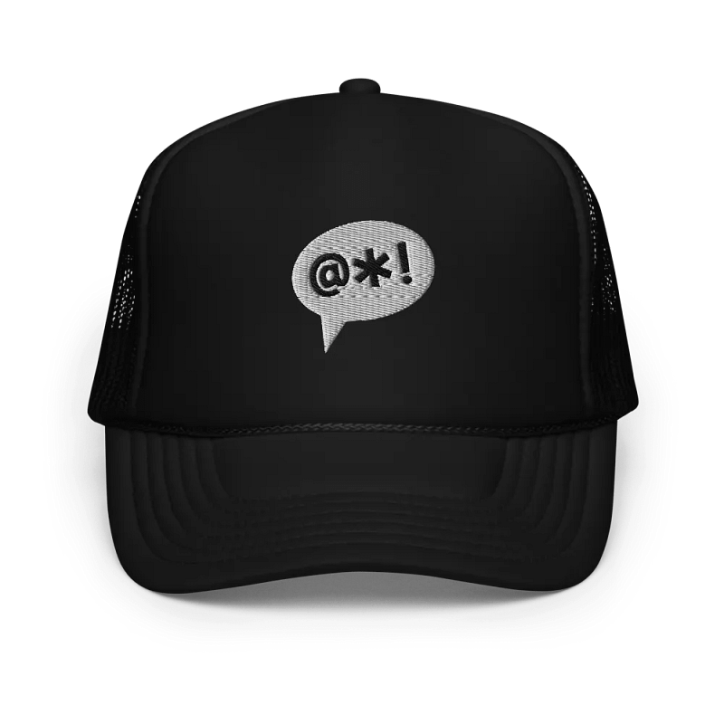 Harsh Language Logo Trucker Cap