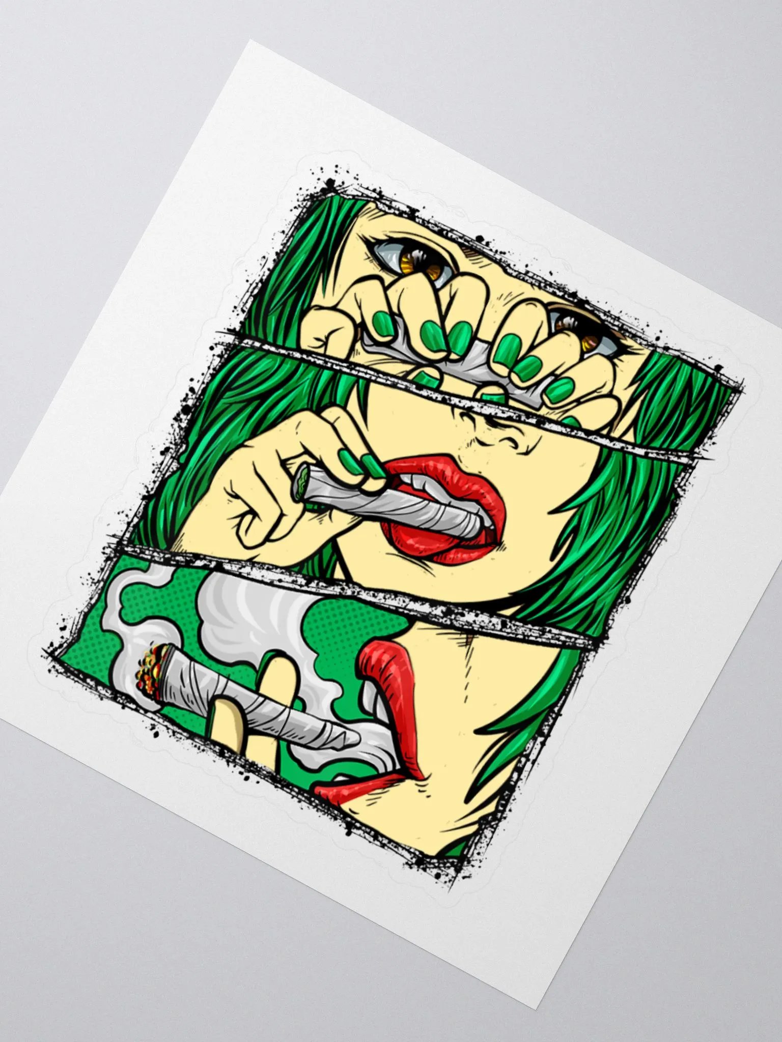 'Weed Art Parody' -Sticker product image (2)