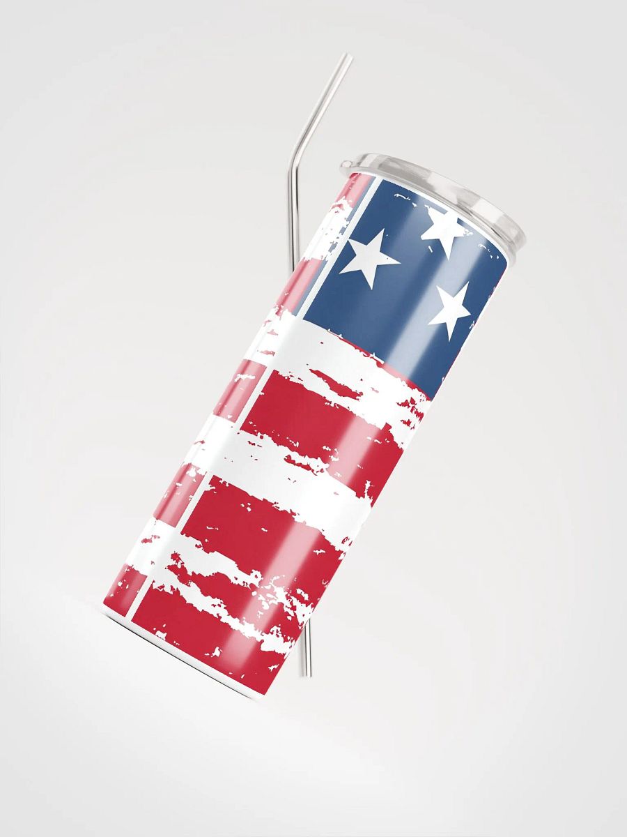 Geaux 31 - Vintage Flag Style Stainless Steel 20oz Tumbler product image (4)