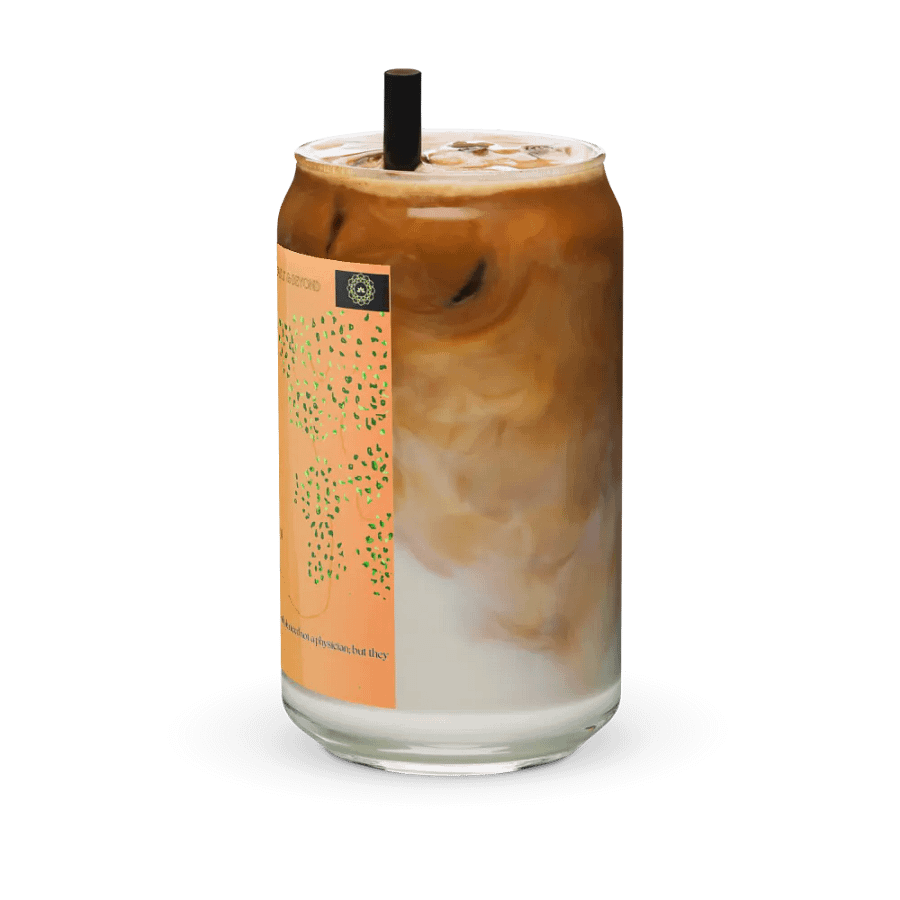 Ethereal 'African Hoopoe' themed Can-Shaped Glass product image (42)