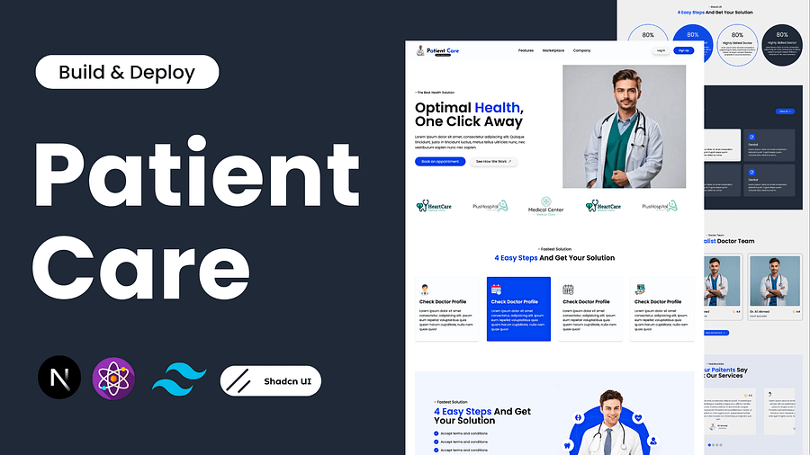 Modern Medical & Health Care Website product image (4)
