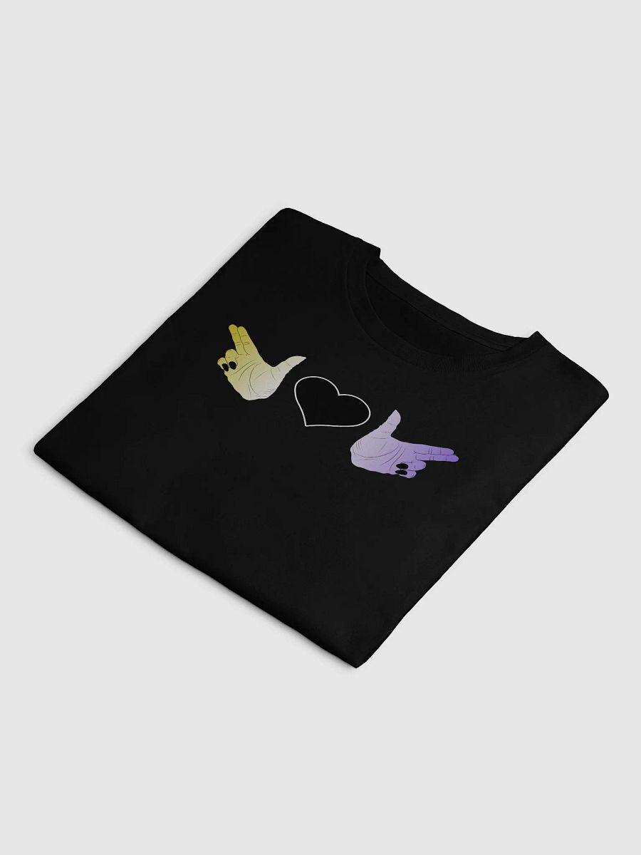 Finger Guns (enby flag) Crop Top product image (26)