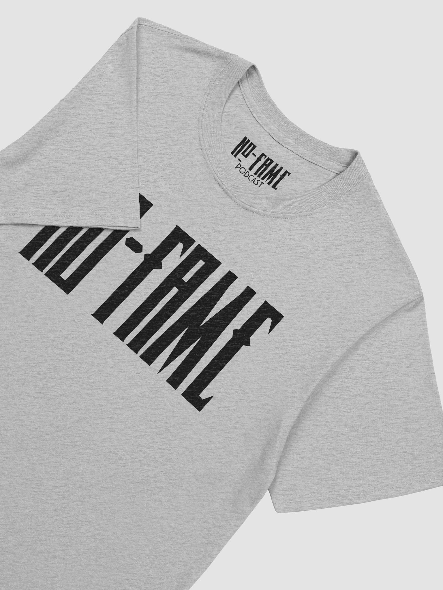No-Fame Black Text Soft Tee product image (68)