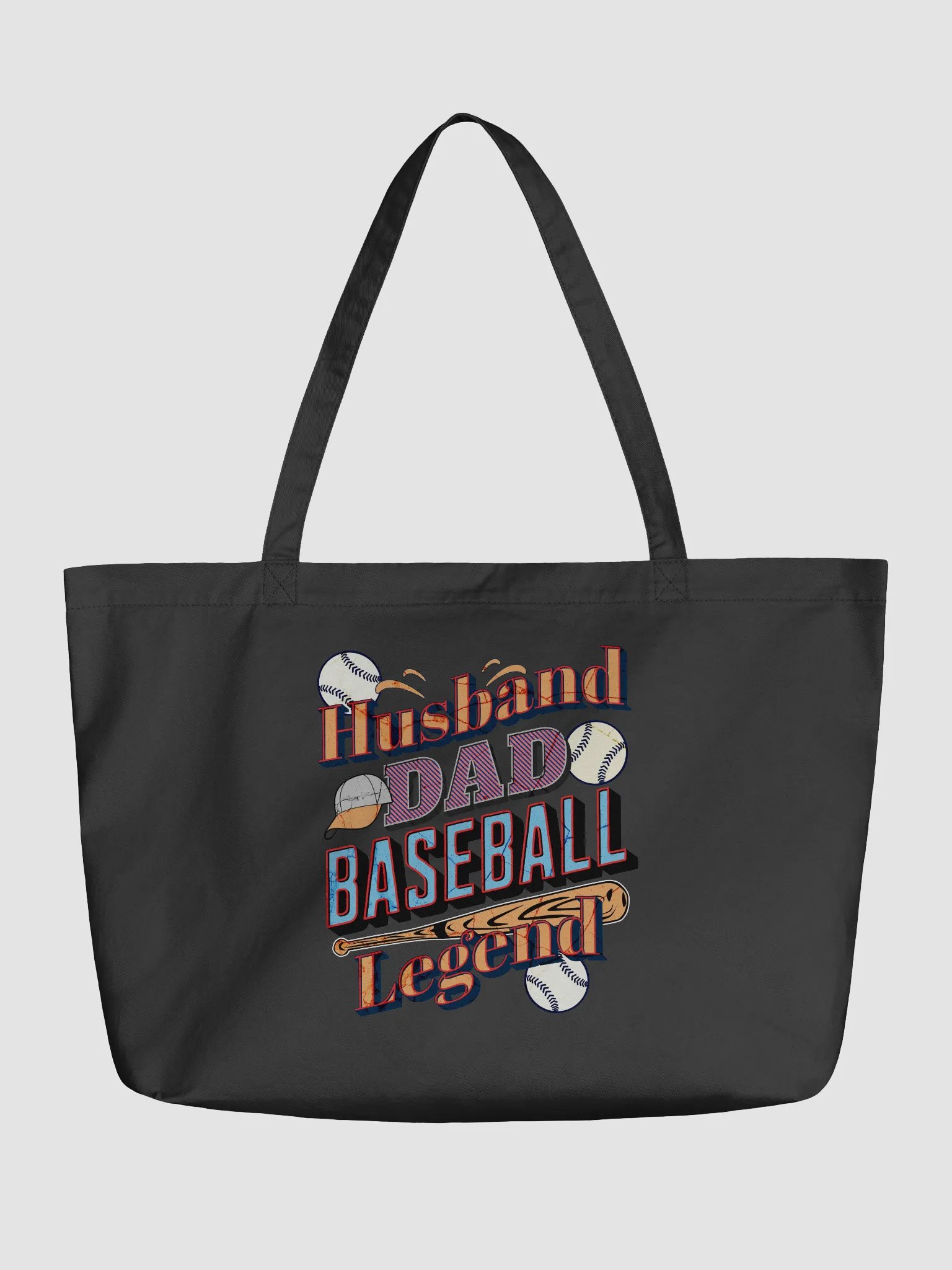 Husband Dad Baseball Legend Eco Tote product image (5)