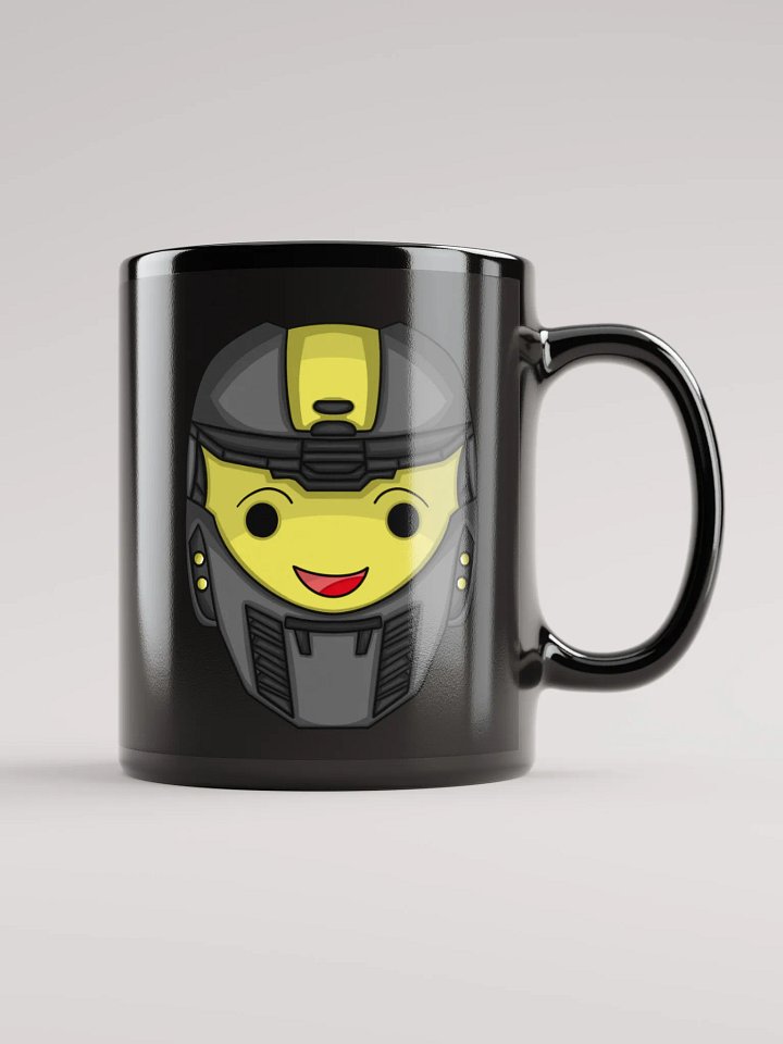Spartan Arcadia happy arcadia emote glossy black mug product image (1)