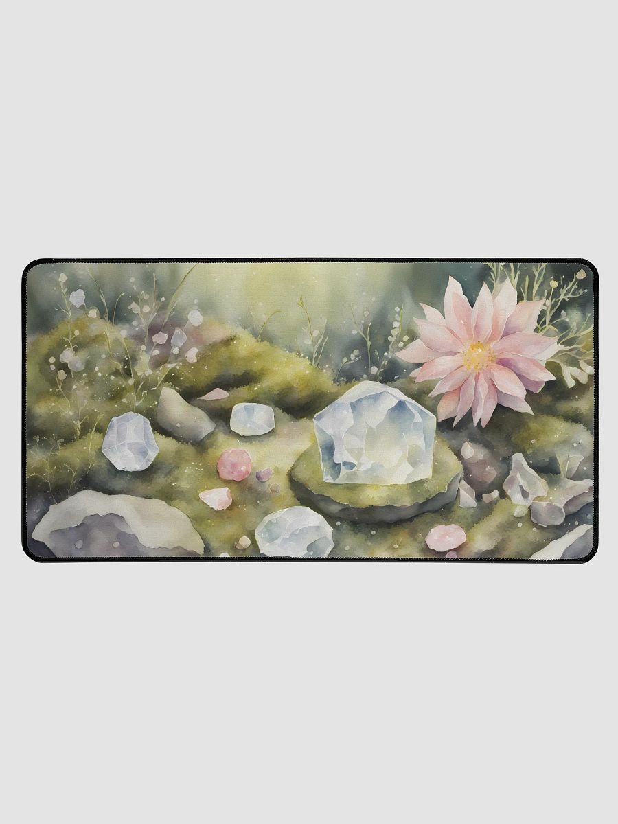 Crystals and Flowers on Moss, 15.5