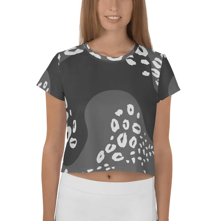 Grey Jungle Allure Crop Tee product image (1)