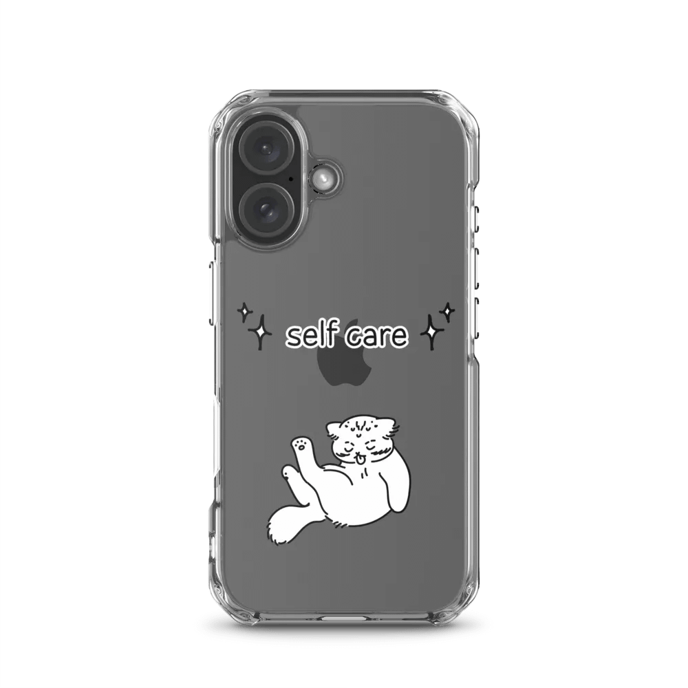 Self Care Manul - Clear iPhone Case product image (23)