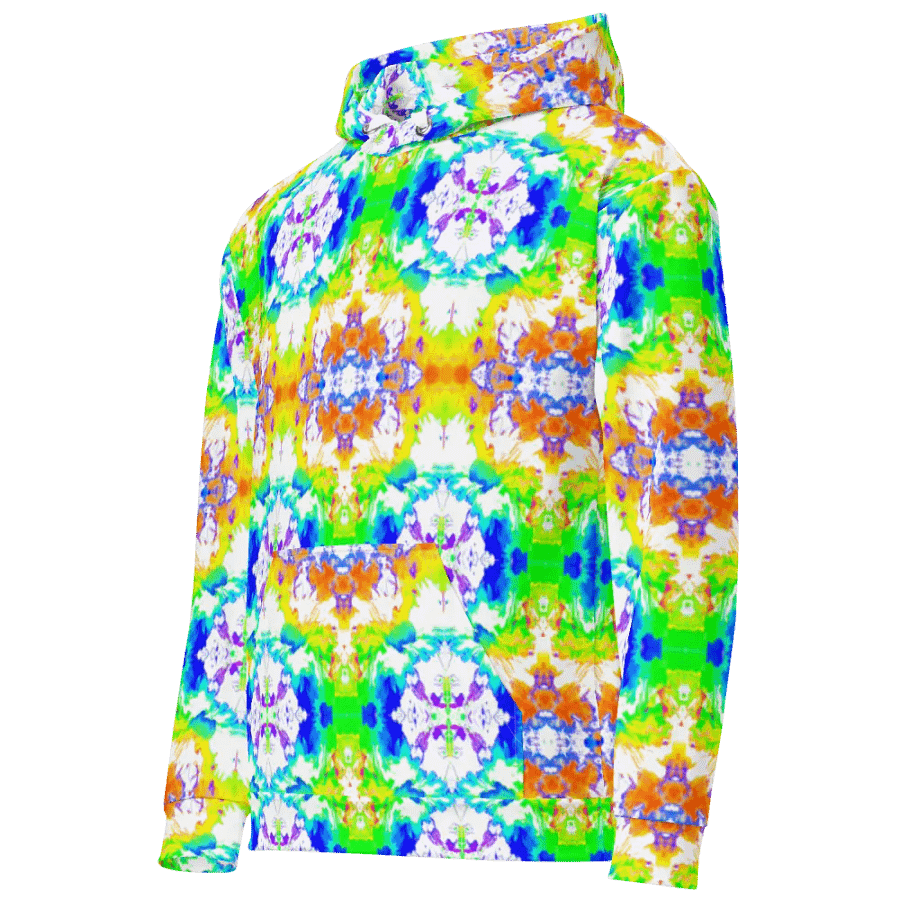 Abstract Vibrant Melting Daisy Flower Unisex Hoodie product image (9)